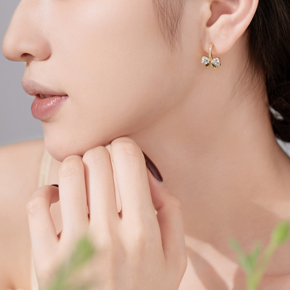 Bow earrings