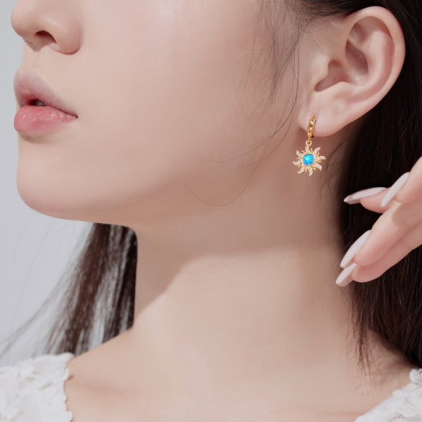 Sun earrings